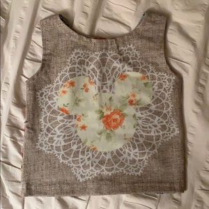 Disney floral Baby tank top